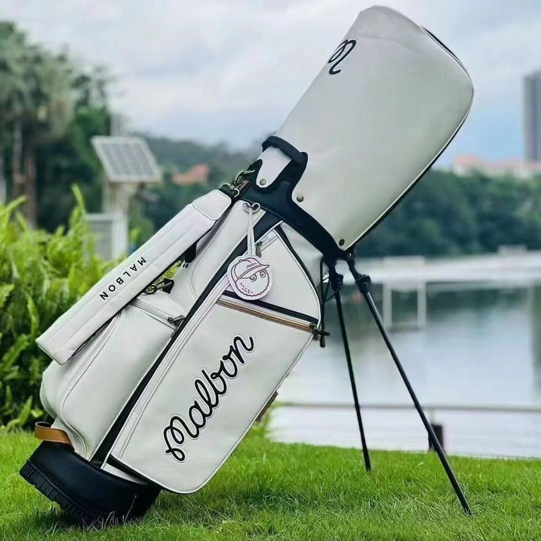 超人気☆Malbon Golf マルボン ゴルフ キャディバッグ ホワイト