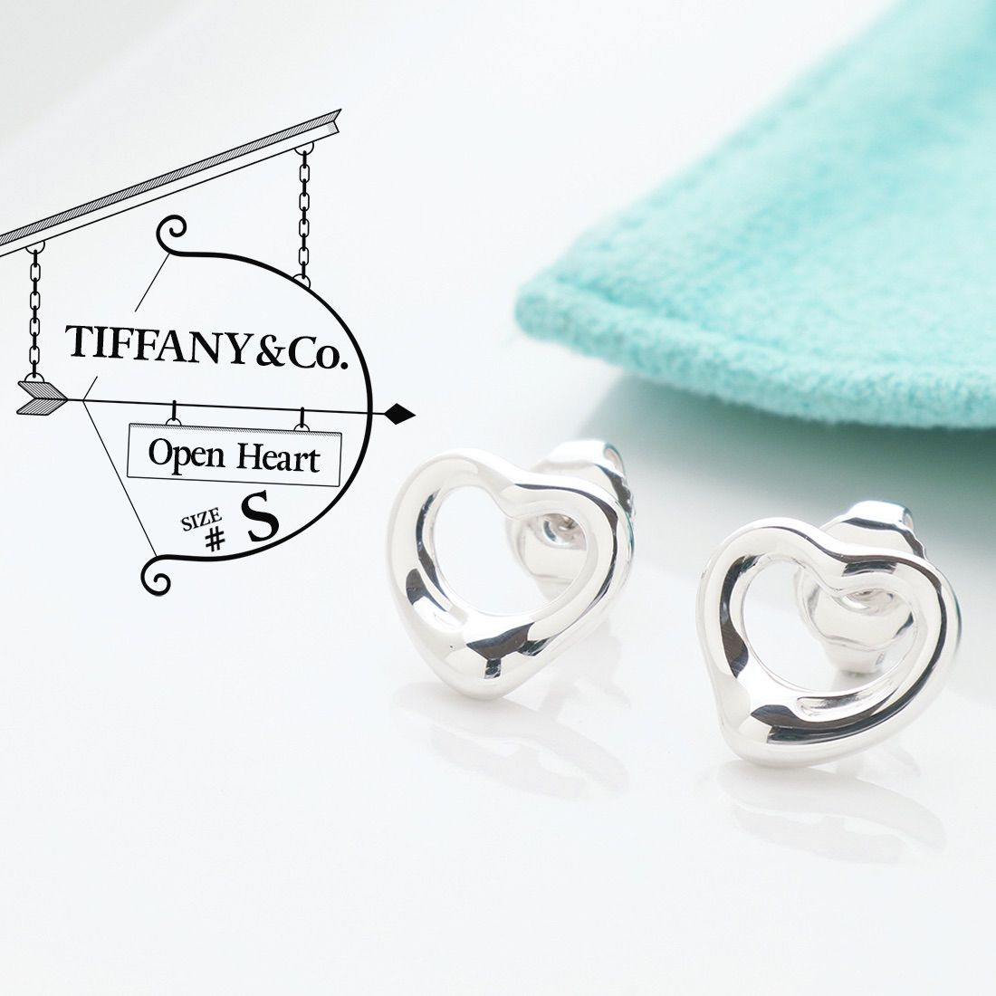 専用美品TIFFANY\u0026Coティファニーオープンハートダイヤモンド