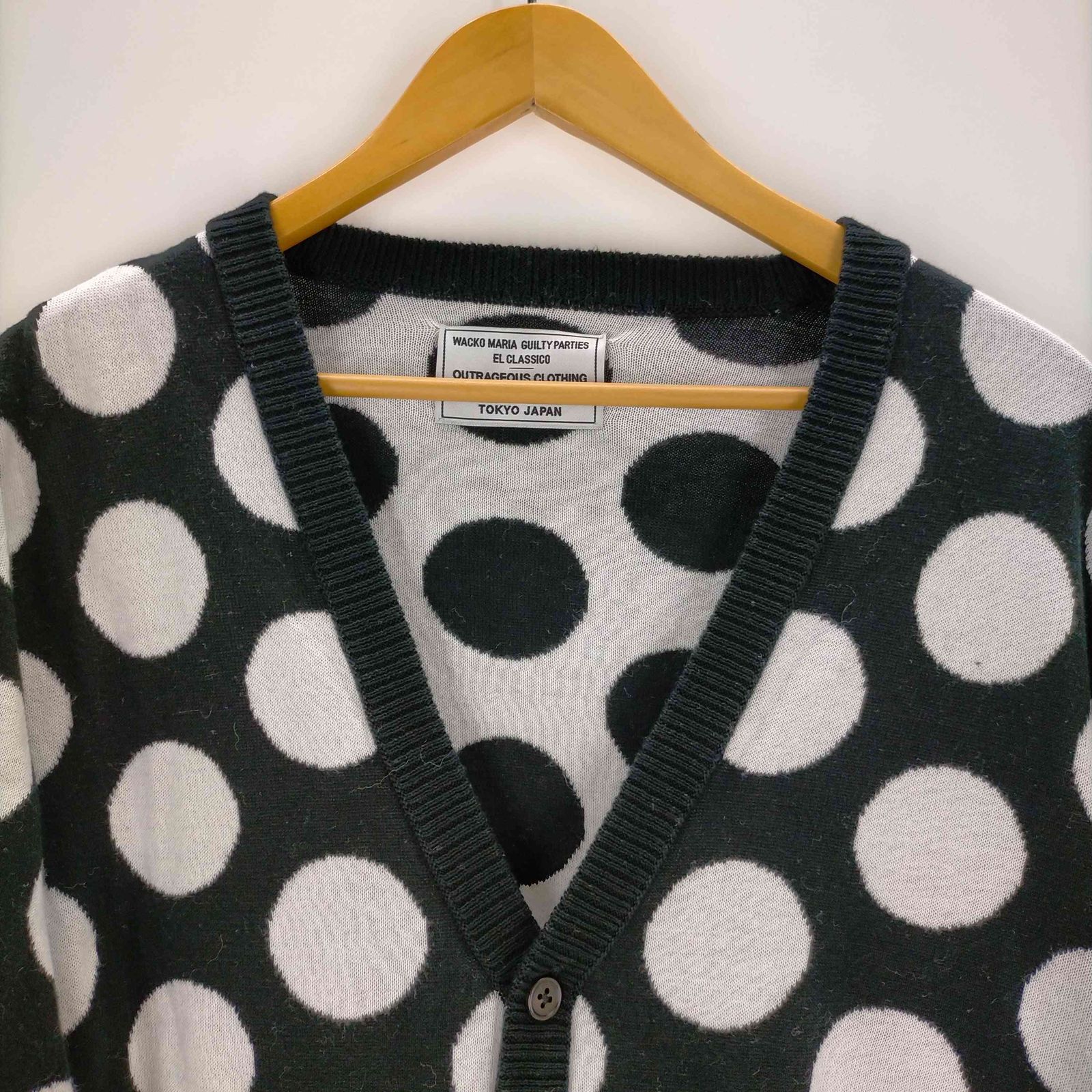 ワコマリア WACKO MARIA ドット コットンカーディガン メンズ JPN：M
