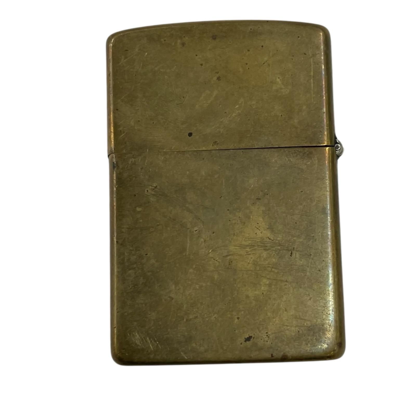 170590 ZIPPO ジッポ オイルライター 真鍮 ヴィンテージ イタリック体 1987年