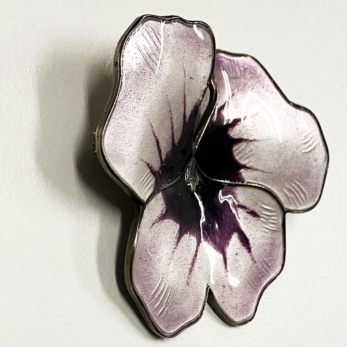 DAVID ANDERSEN 花モチーフブローチ SV9 DAVID ANDERSEN 花モチーフブローチ SV9