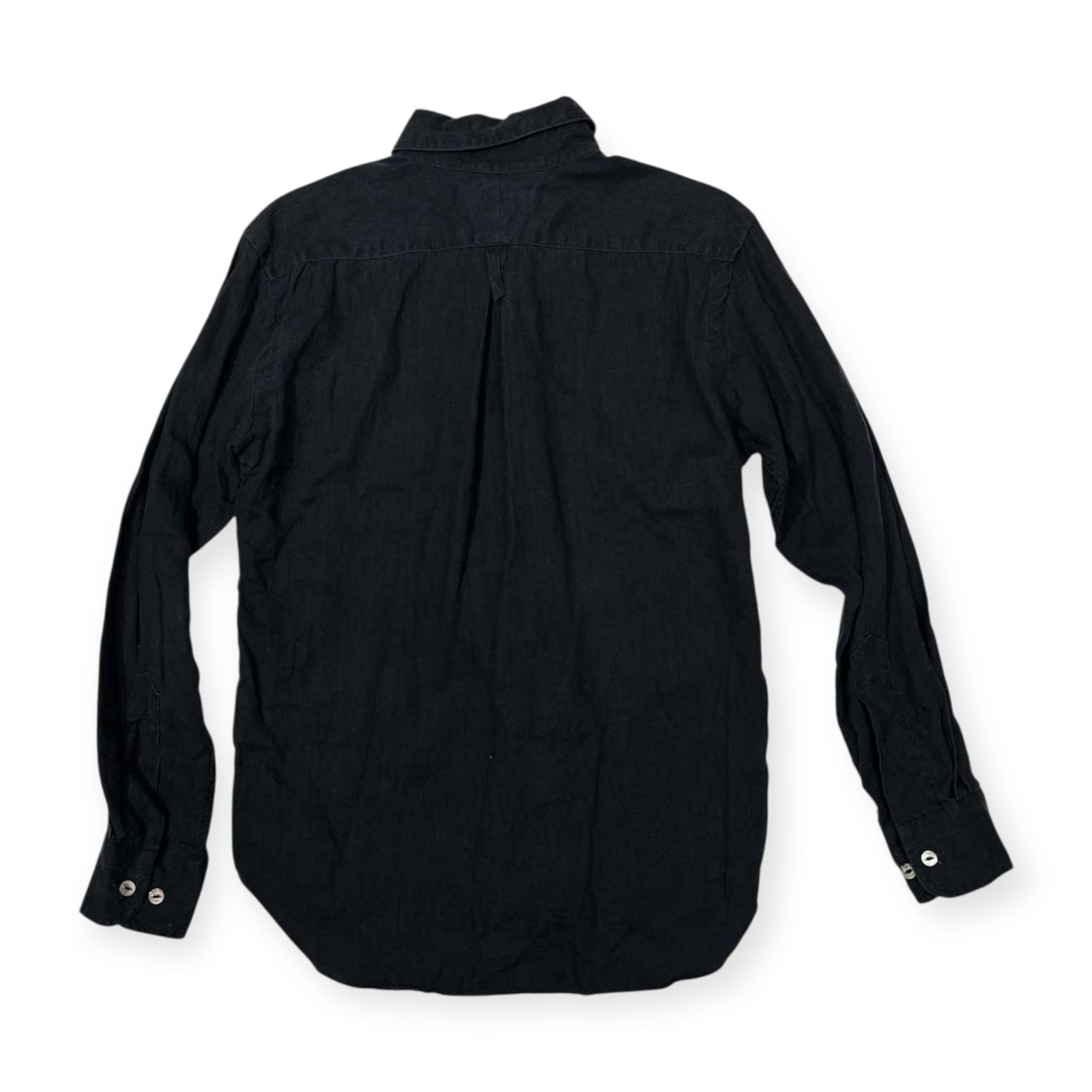 麻100% HAVERSACK ハバーサック ショールカラー 長袖 リネン シャツ