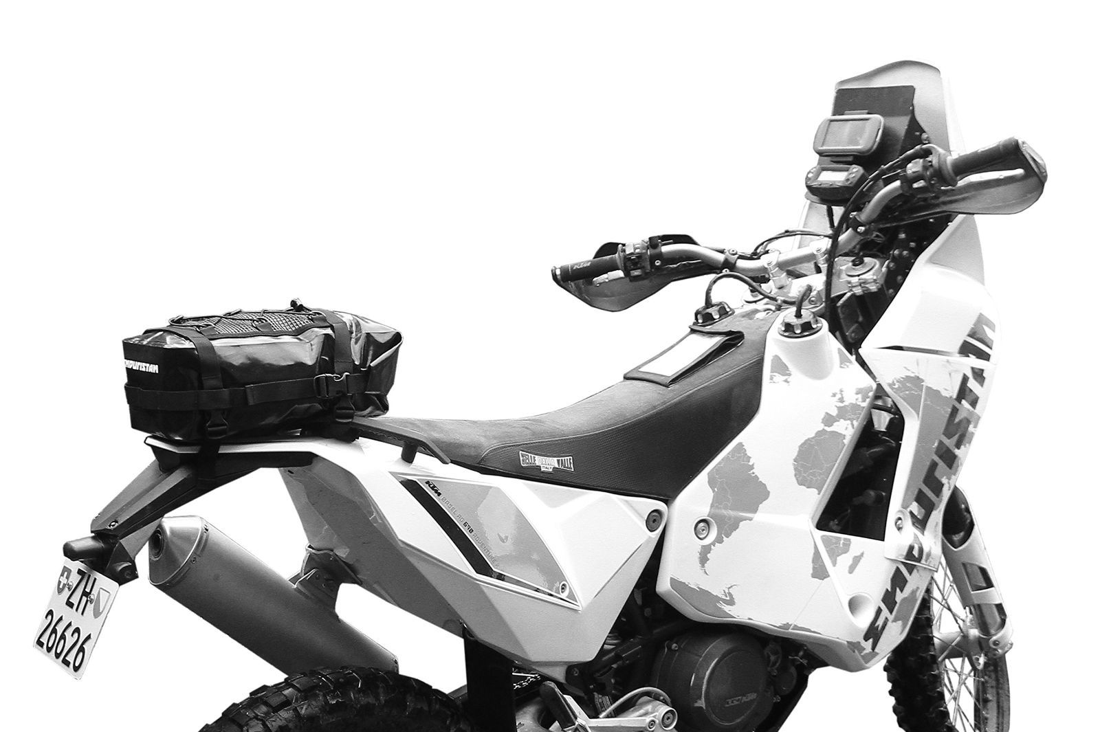 Size 12 リットル エンデュリスタン XSベースパック オフロード用完全防水防塵防砂バッグ 12リットル | ENDURISTAN XS BASE PACK 12 LITER
