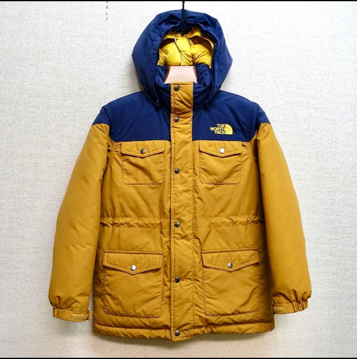 THE NORTH FACE ノースフェイス ダウンジャケット キッズ 140サイズ 正規品 ブラウン - メルカリ