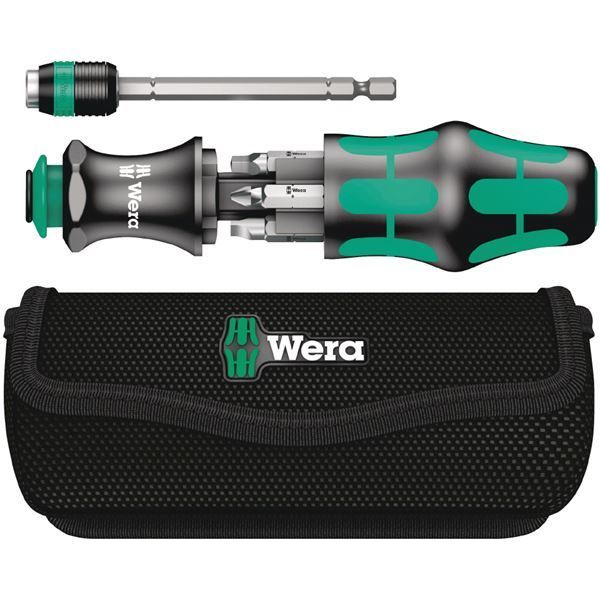 WERA ヴェラ 7点組 1|4HEX ドライバービットセット Kコンパクト26 ポーチ付 051025 工具 ツール DIY 作業工具 道具