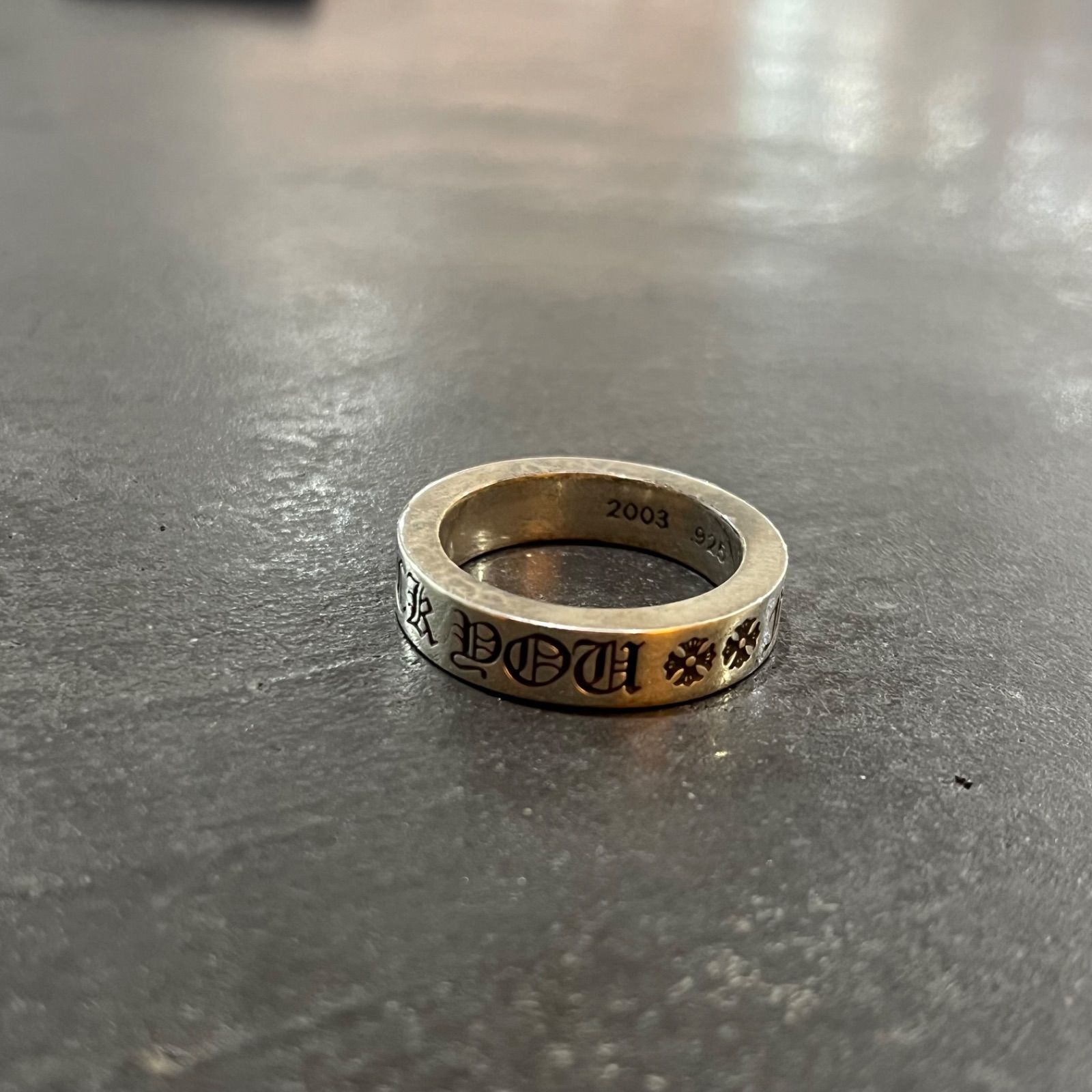 CHROME HEARTS スペーサーリング FUCK YOU 6mm 指輪 クロムハーツ  