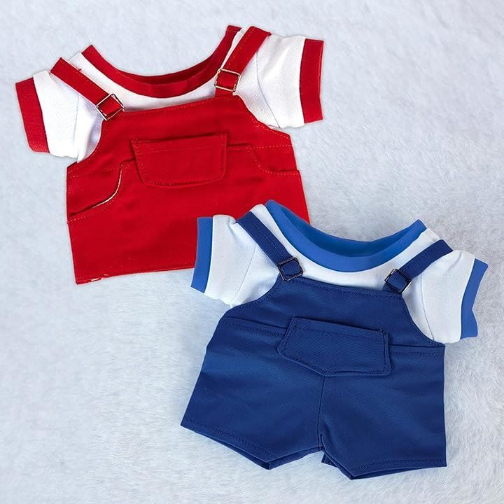 オーダー用 ぬい服 サロペット Tシャツ 帽子セット オーダー用 ぬい服 サロペット Tシャツ 帽子セット オーダー用 ぬい服