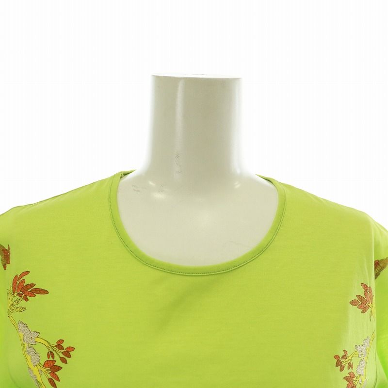 HERMES エルメス Tシャツ・カットソー 緑 XS 4103525A0018 HERMES エルメス Tシャツ・カットソー XS 緑 【古着】