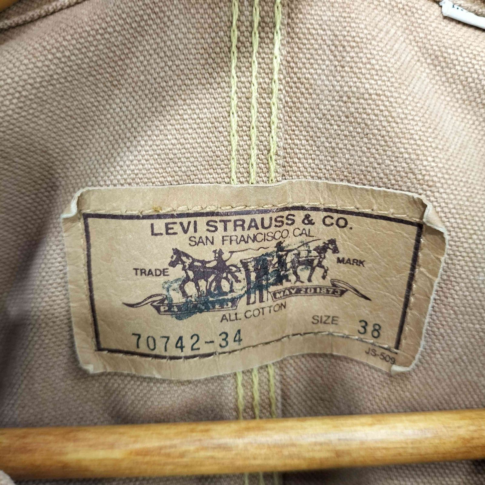 リーバイス Levis 90S 94年製 70742-34 ダック地 カバーオール
