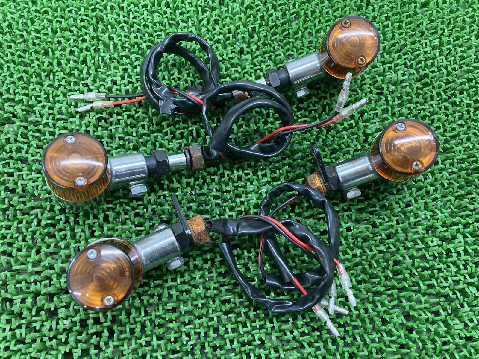 POSH製SR400 ウインカー RH16J-010*** 社外 中古 バイク 部品 2021年