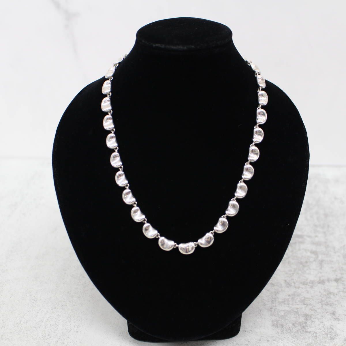S111)【超激レア☆】TIFFANY&Co./ティファニー ビーンズ ネックレス 32 