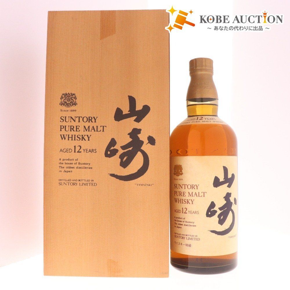 ☆ 特級表記 サントリー ピュアモルト ウイスキー山崎12年 / 760ml