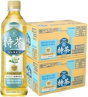 〔飲料〕 サントリー 特茶 ジャスミン ５００ｍｌ ＰＥＴ ２ケース １ケース２４本入り 特定保健用食品 ＳＵＮＴＯＲＹ ペット 特保 トクホ 茉莉花茶 伊右衛門
