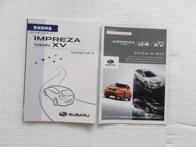 ☆a7635☆スバル XV GT3 GT7 取扱説明書 説明書 2018年（平成30