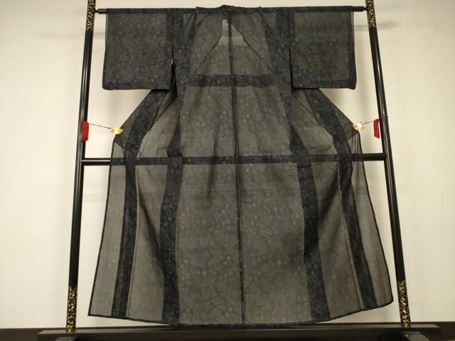 平和屋着物○本場大島紬 葡萄 さが美扱い 正絹 逸品 AAAX0258np