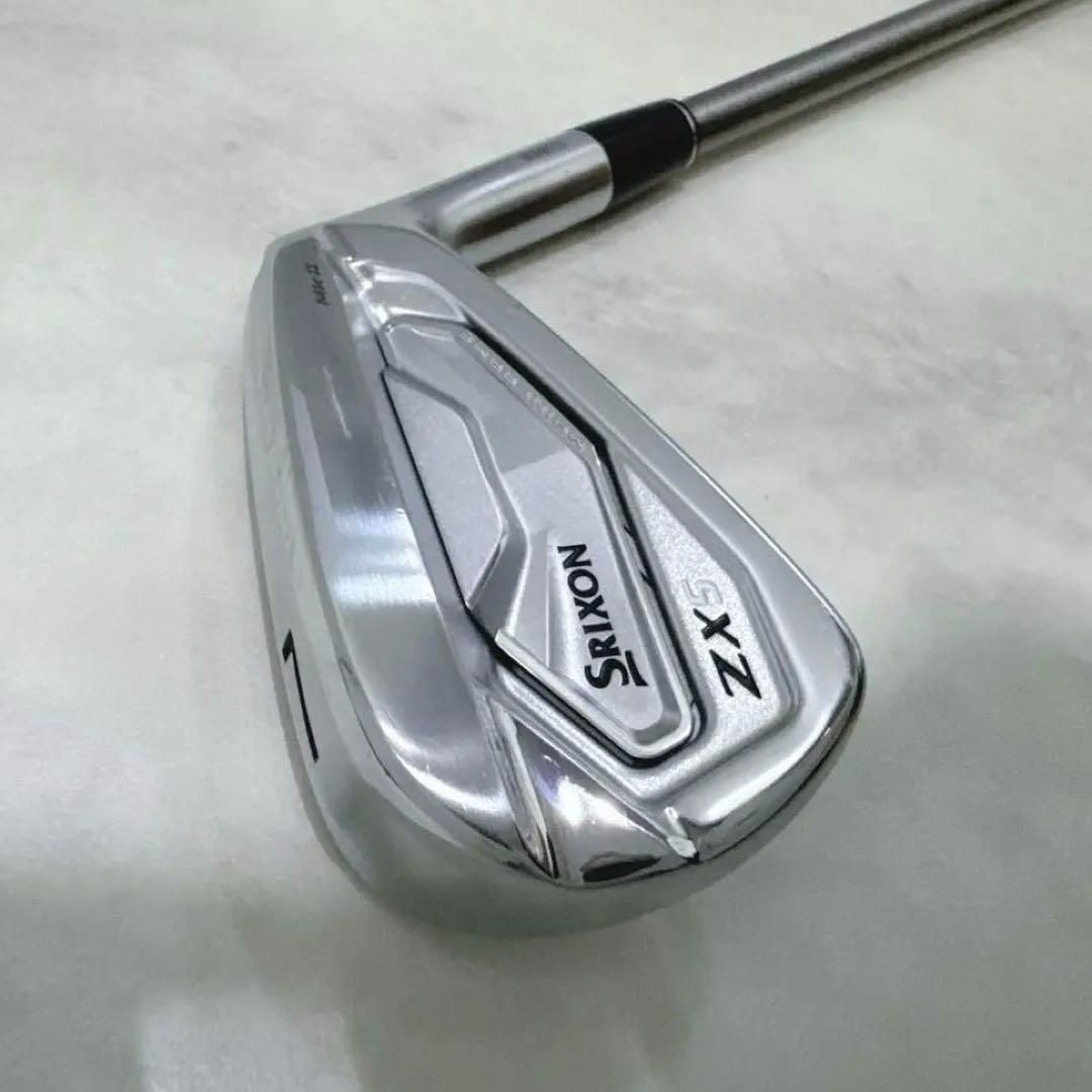 新品グリップ 美品 SRIXON ZX5MK2 7番アイアン スチールファイバー 新品グリップ 美品 SRIXON ZX5MK2 7番アイアン スチール