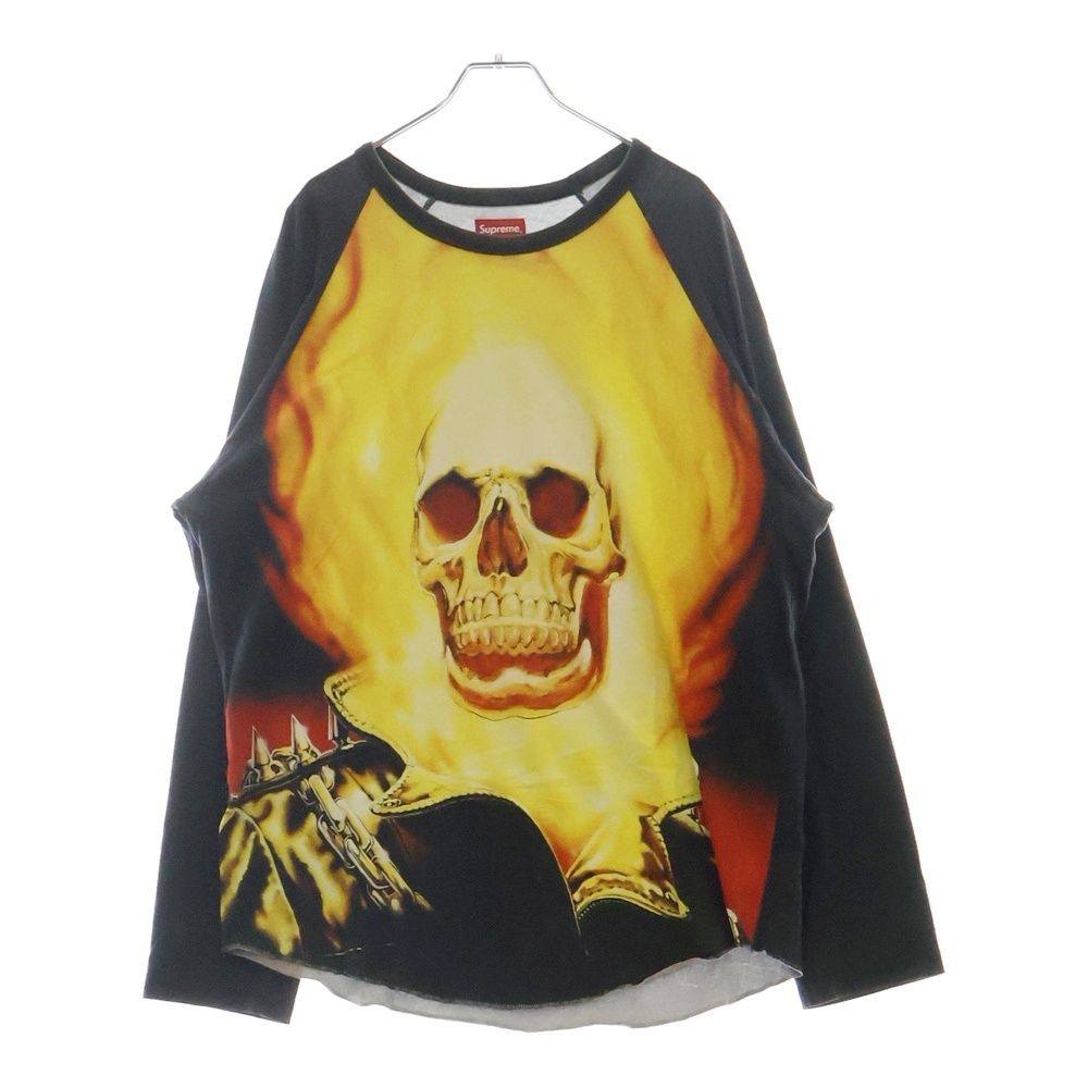 SUPREME シュプリーム 19SS Ghost Rider Raglan L|S Top ゴーストライダー ラグランシャツ 長袖Tシャツ ブラック