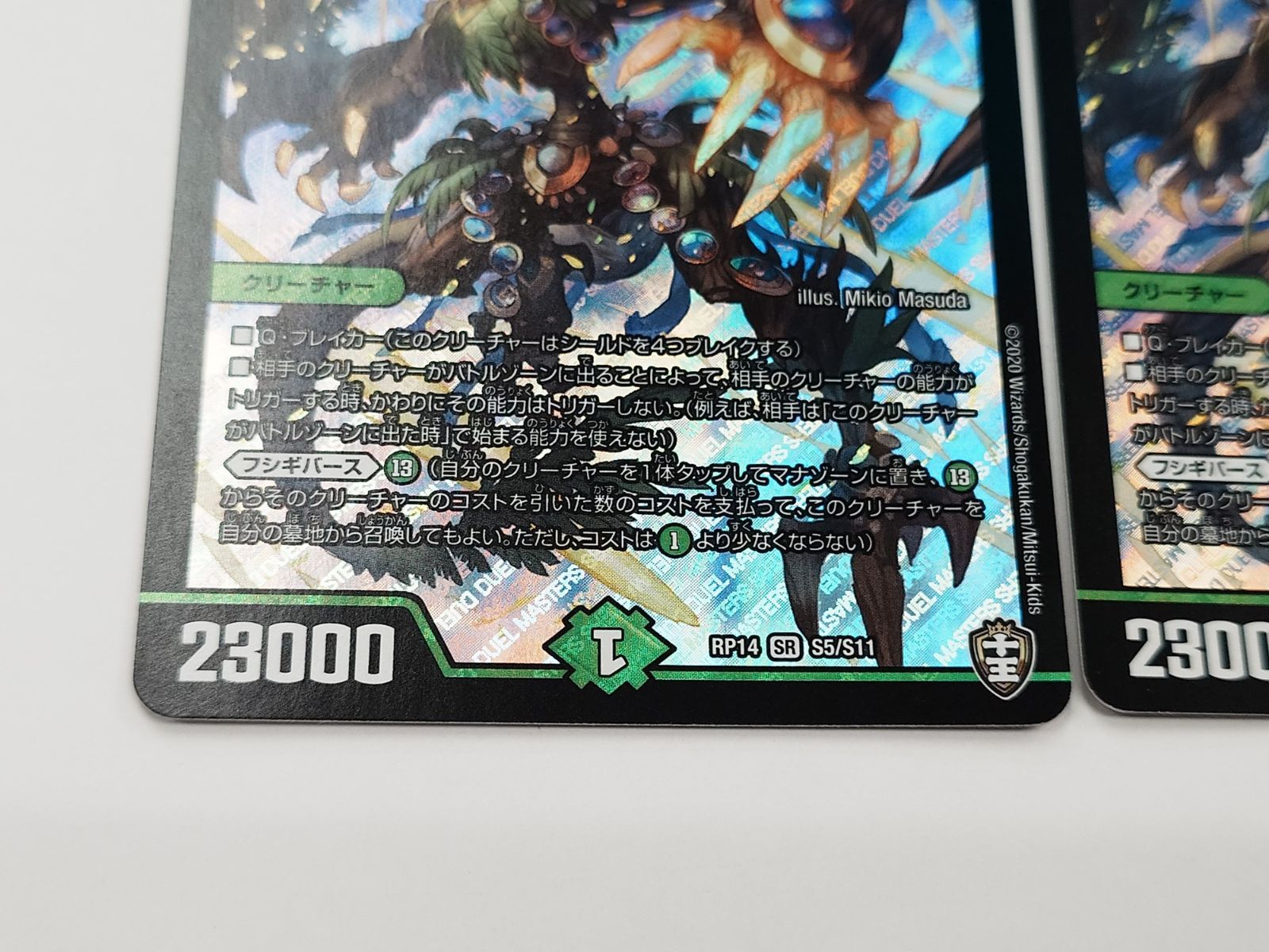 ブラキオ龍樹　2枚セット ☆デュエルマスターズ ブラキオ龍樹 2枚セット SR DMRP14S5/S11