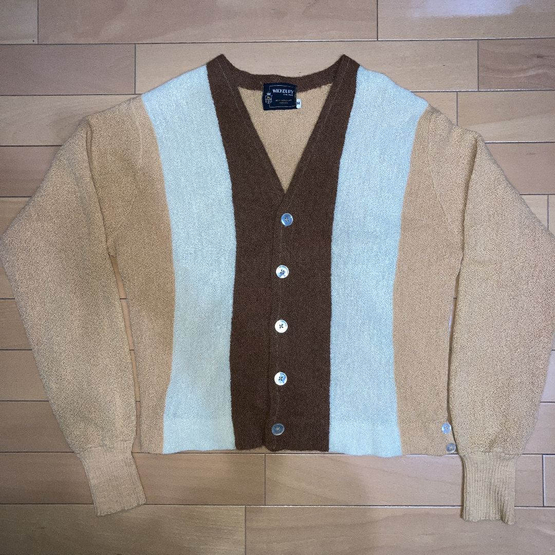 WICKBURY カーディガン ニット Mサイズ ヴィンテージ - メルカリ