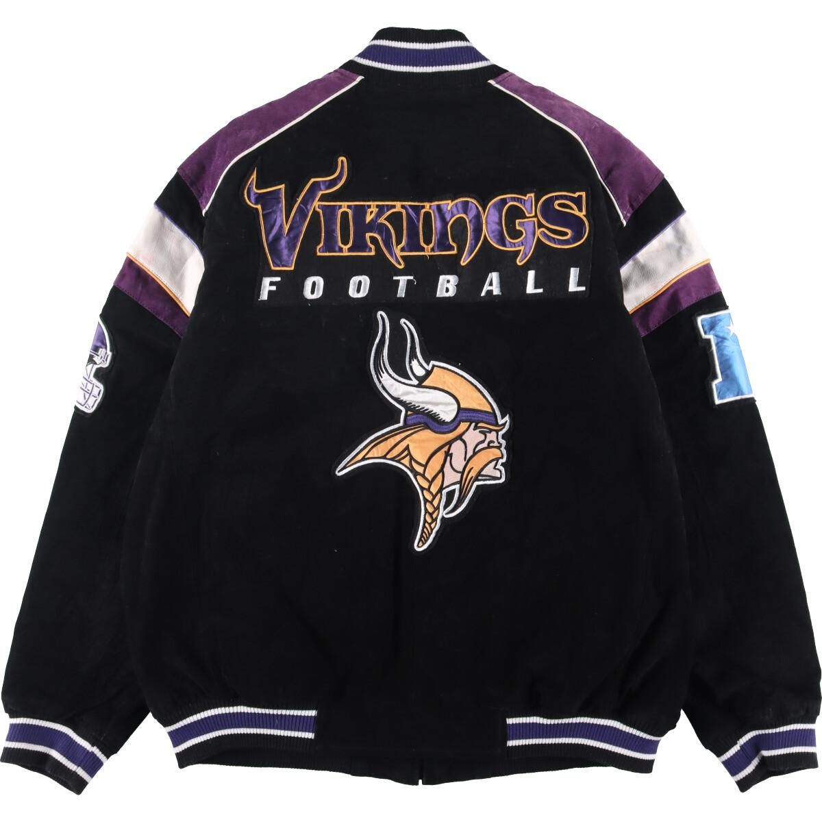 古着 NFL MINNESOTA VIKINGS ミネソタバイキングス オールスエード