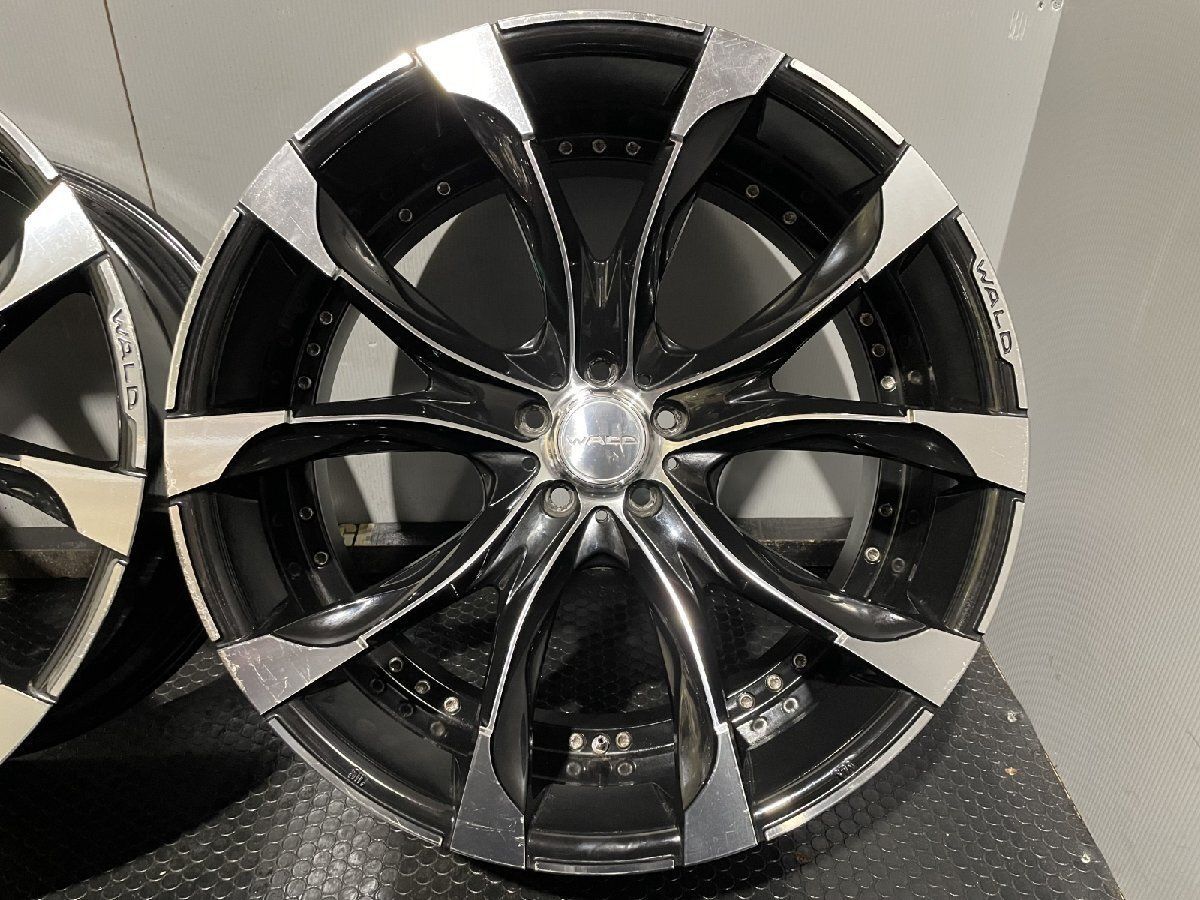 WALD JARRET ヴァルド ジャレット 22インチ 4本 9J/10.5J5HPCD112+38/+42 ベンツ audi等　(MHB184KS) クレジットカード QRコード決済可能 WALD JARRET ヴァルド ジャレット 22インチ 4本 9J/10.5J5HPCD112+38/+