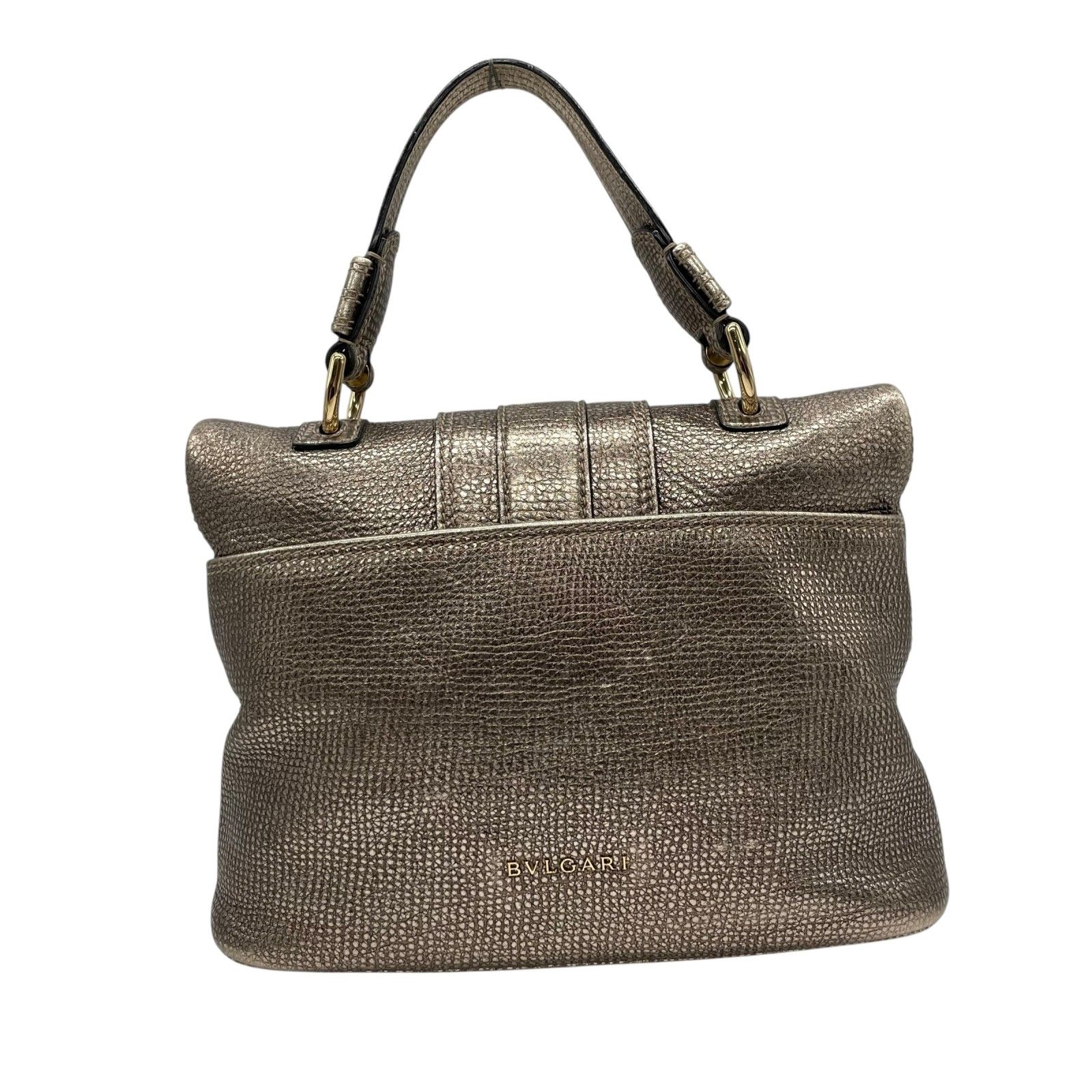 美品 BVLGARI ブルガリ レオーニ 2way ハンドバッグ ショルダー