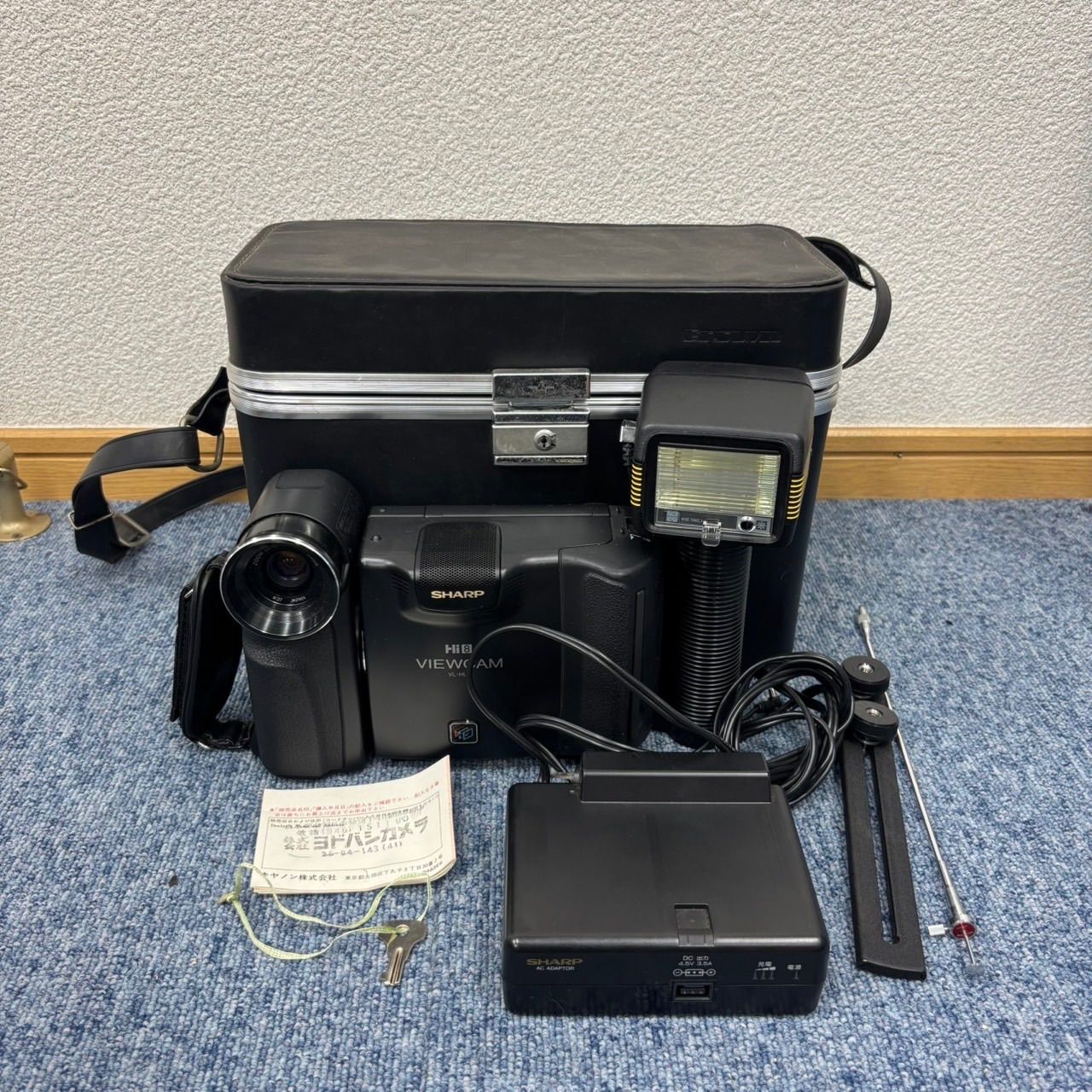 シャープ ビデオカメラ 液晶8ミリ SHARP videoHi8ビデオカメラ VL-HL3