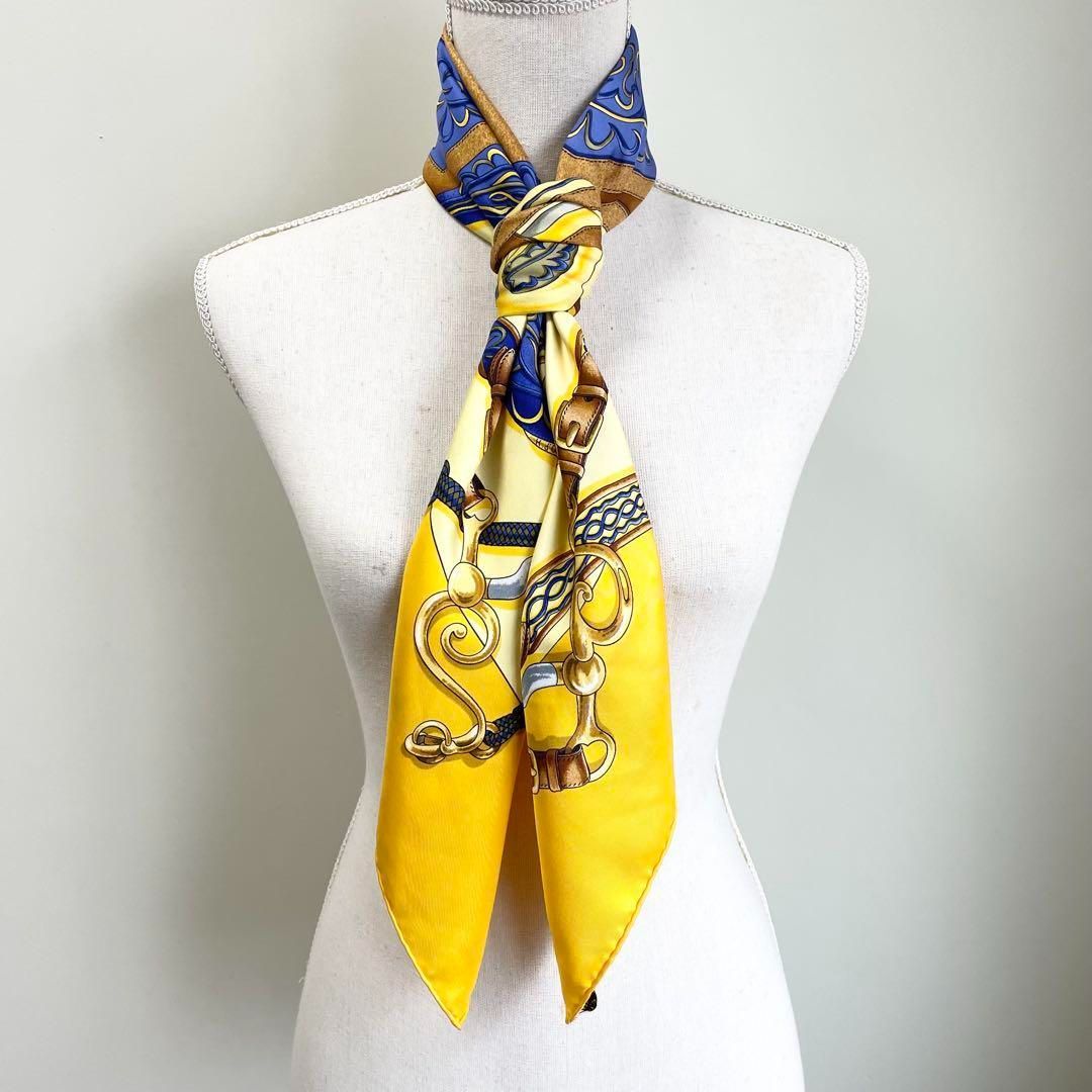 エルメス スカーフ カレ90 販売 祭典 フェスティバル シルク ストールFJ148