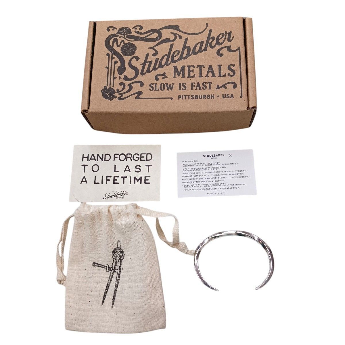 STUDEBAKER METALS スチュードベーカー メタル Studebaker Cuff バングル ブレスッレット シルバー925 ツイスト