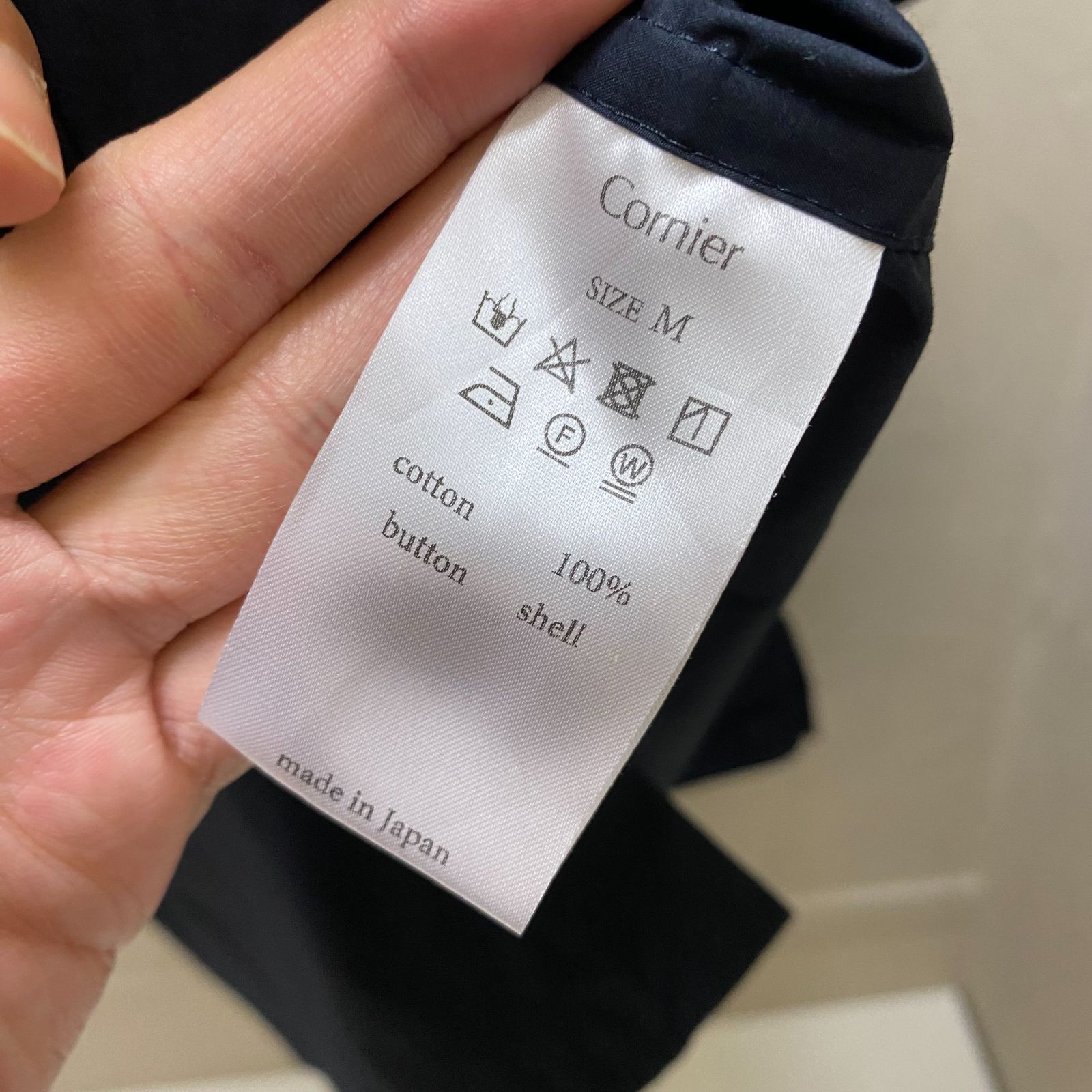 Cornier コルニエ コットン 長袖シャツ SIZE M 【代官山07】 - メルカリ