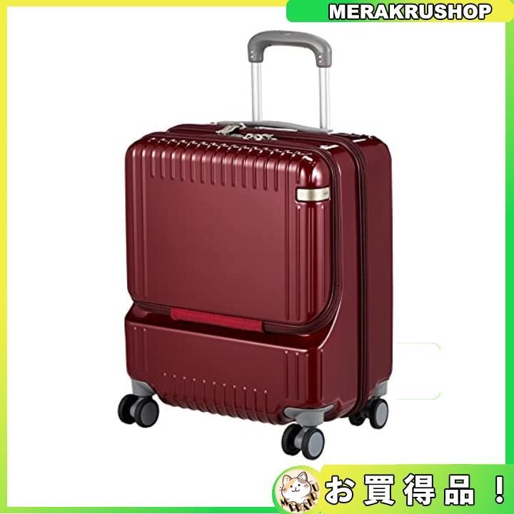 人気御礼!レッド エース トーキョー スーツケース キャリーケース キャリーバッグ 機内持ち込み sサイズ 1泊2日 2泊3日 37L フロントポケット キャスターストッパー 双輪キャスター 3.2kg パリセイド3-Z No.06912 50 cm レッド 10月限定クーポン有✨MERAKRU メルカリ