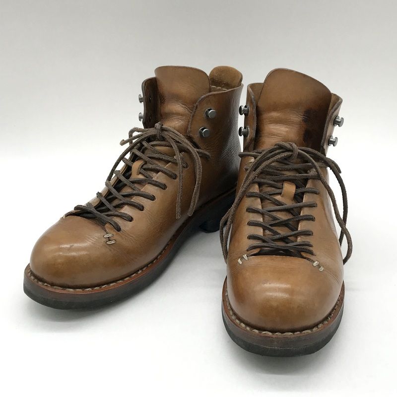 FEIT HIKER ブーツ レザーブーツ レースアップ ショートブーツ シューズ カジュアル メンズ 25cm ブラウン ファイト 靴 B13927◆