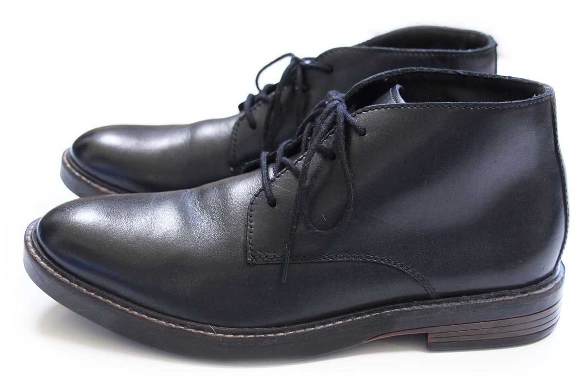 極美品【Clarks】クラークス Shacre Ⅱ Run シボ革 28.5 黒 【楽天市場