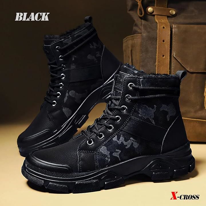 バイク用ミッドカット靴 黒26.0〜26.5 バイク用ミッドカット靴 【公式