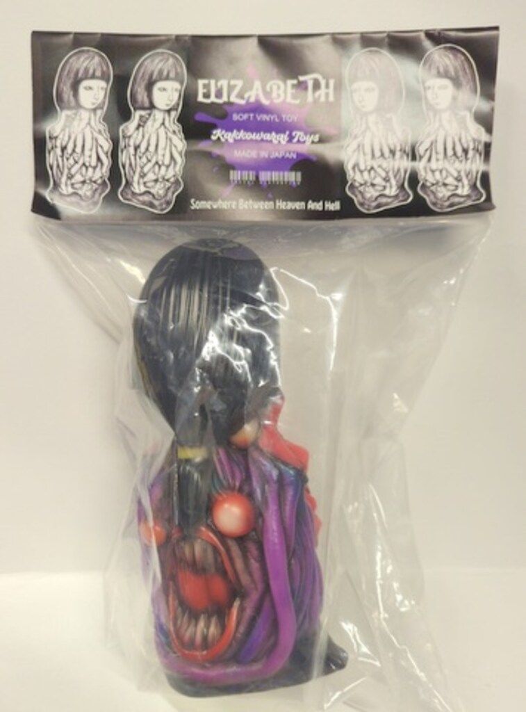 かっこわらい雑貨店 ELIZABETH 蓄光成型/黒髪/赤/紫 - メルカリ