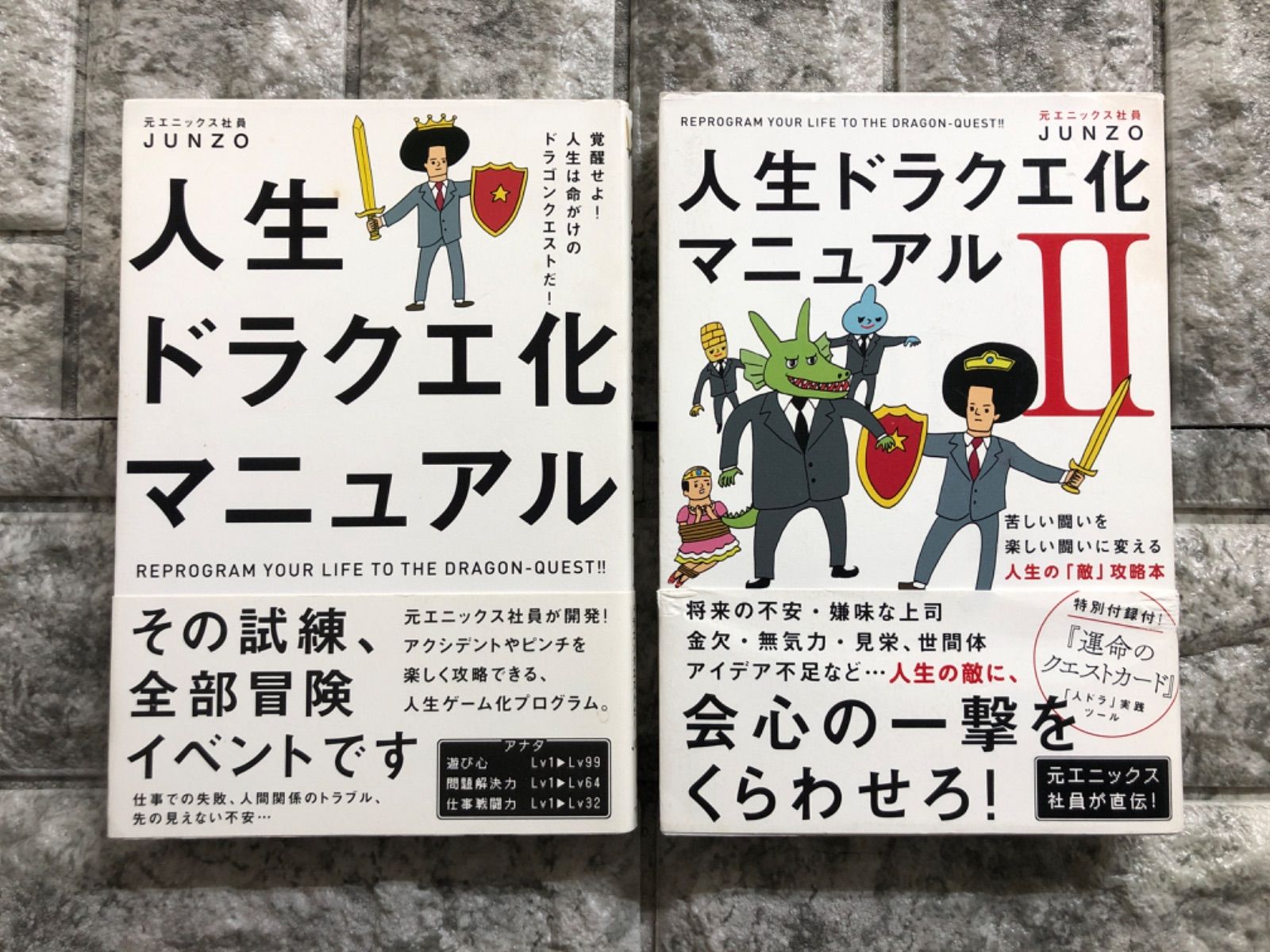人生ドラクエ化マニュアル 2冊セットg279-280 - メルカリ