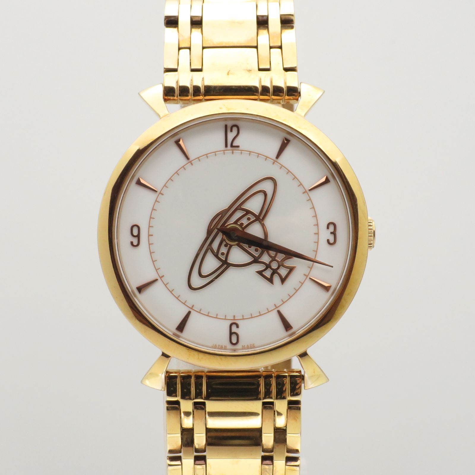 電池 クラシックウォッチ ヴィヴィアンウエストウッド レディース腕時計 VW-7743 ピンクゴールド クォーツ