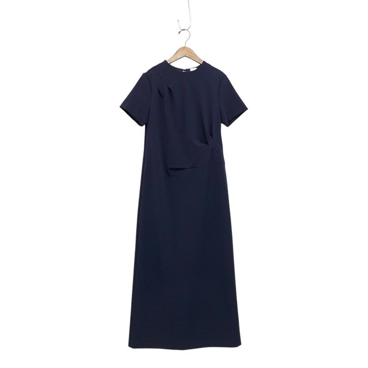 deres 9th draping dress noir サイズ2 Fabiana / draping dress（perl/midnight/noir） – deres.online