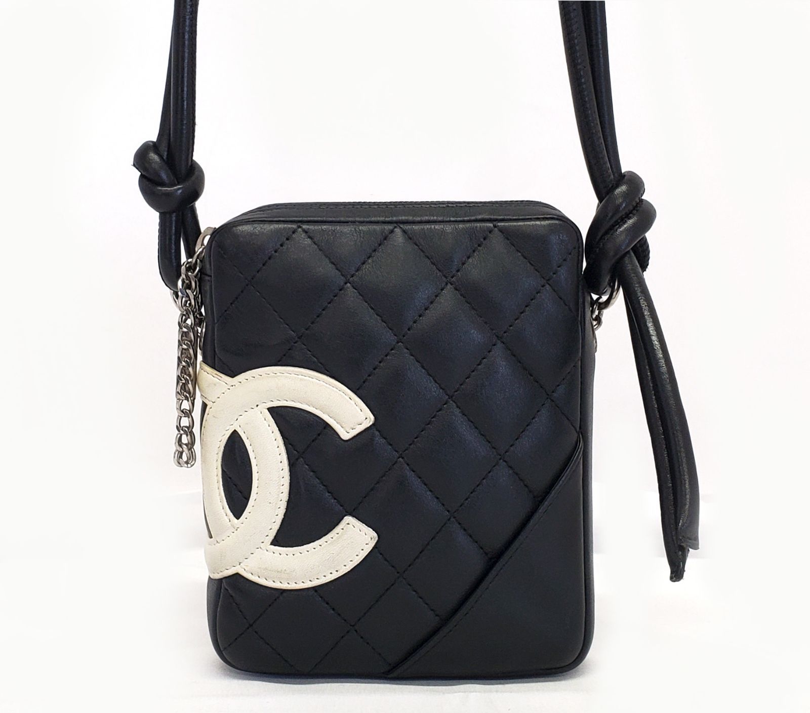 B5003◇超美品【シャネル】カンボンライン ミニショルダーバッグ  