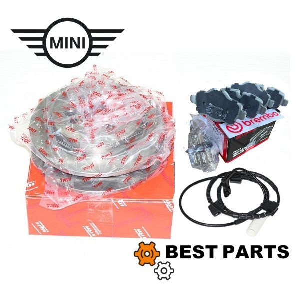 BMW MINI リアブレーキ3点セット R55 56 57 58 59 全車対応 34216778327 34356789330 34216774987 TRW brembo
