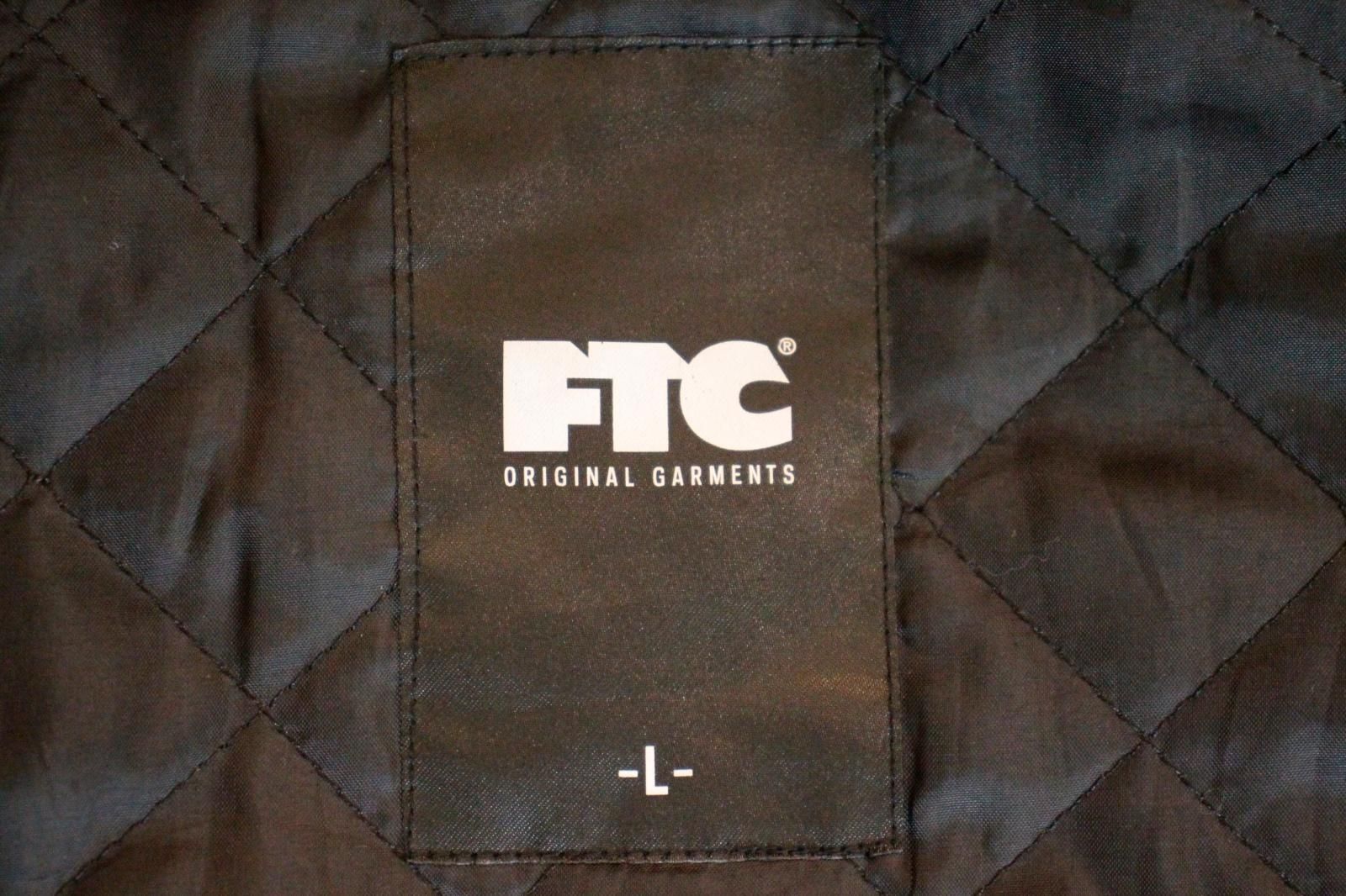 中古】 FTC メンズレザーブルゾン L FTC/MA-1/レザーブルゾン/L/黒 