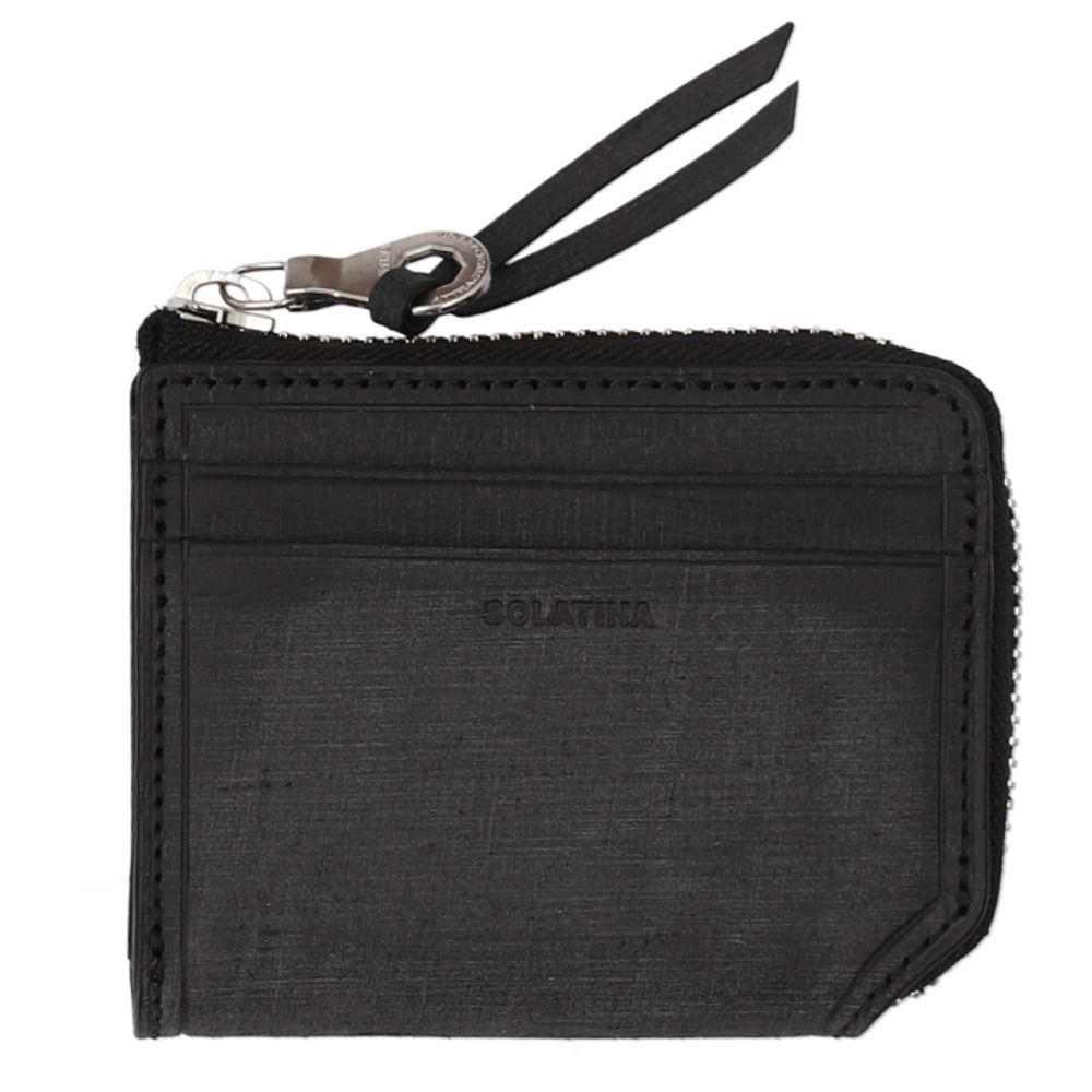 ☆ ブラック ☆ SOLATINA 財布コンパクトウォレット SOLATINA ソラチナ コインケース SW-70015 小銭入れ ボックス