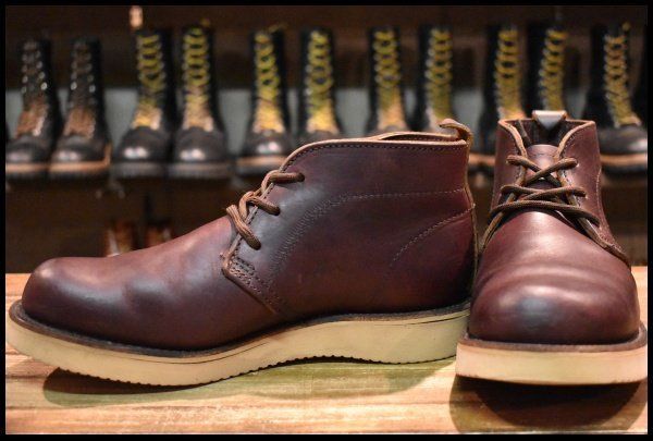 【UK7 良品】VIBERG ヴァイバー チャッカ ブラウン 茶 ビブラム2021シングル 編み上げ ヴァイバーグ ヴィバーグ ブーツ HOPESMORE【EL085】