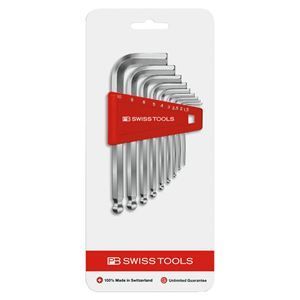 PB SWISS TOOLS 212H-10CN ボール付六角棒レンチセット