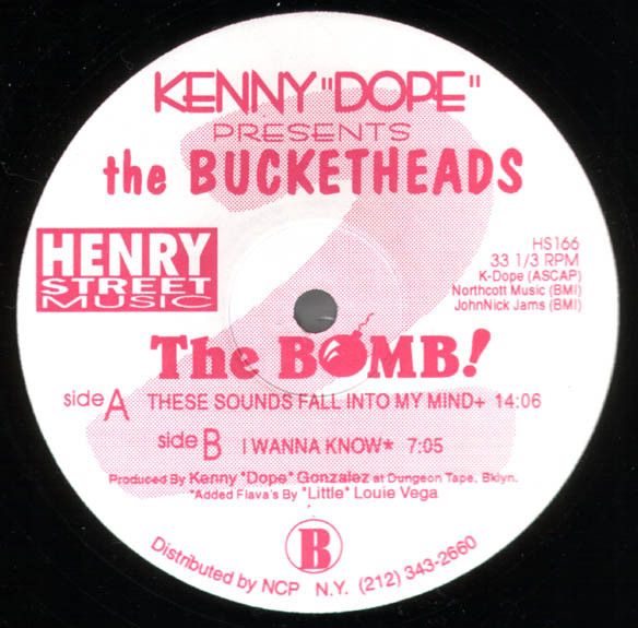 12” Kenny Dope Presents Bucketheads The Bomb HS166 HENNY STREER MUSIC US Vinyl |00260