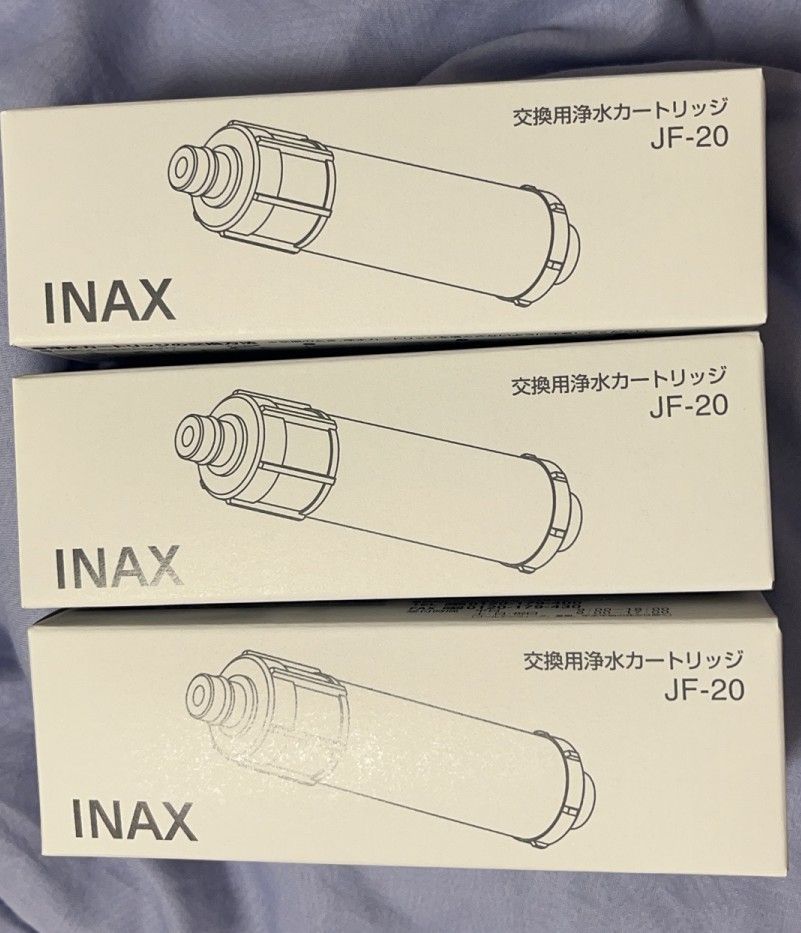 3本入り LIXIL INAX 浄水カートリッジ JF-20 高 塩素除去 リクシル イナックス 交換用 浄水器カートリッジ - メルカリ