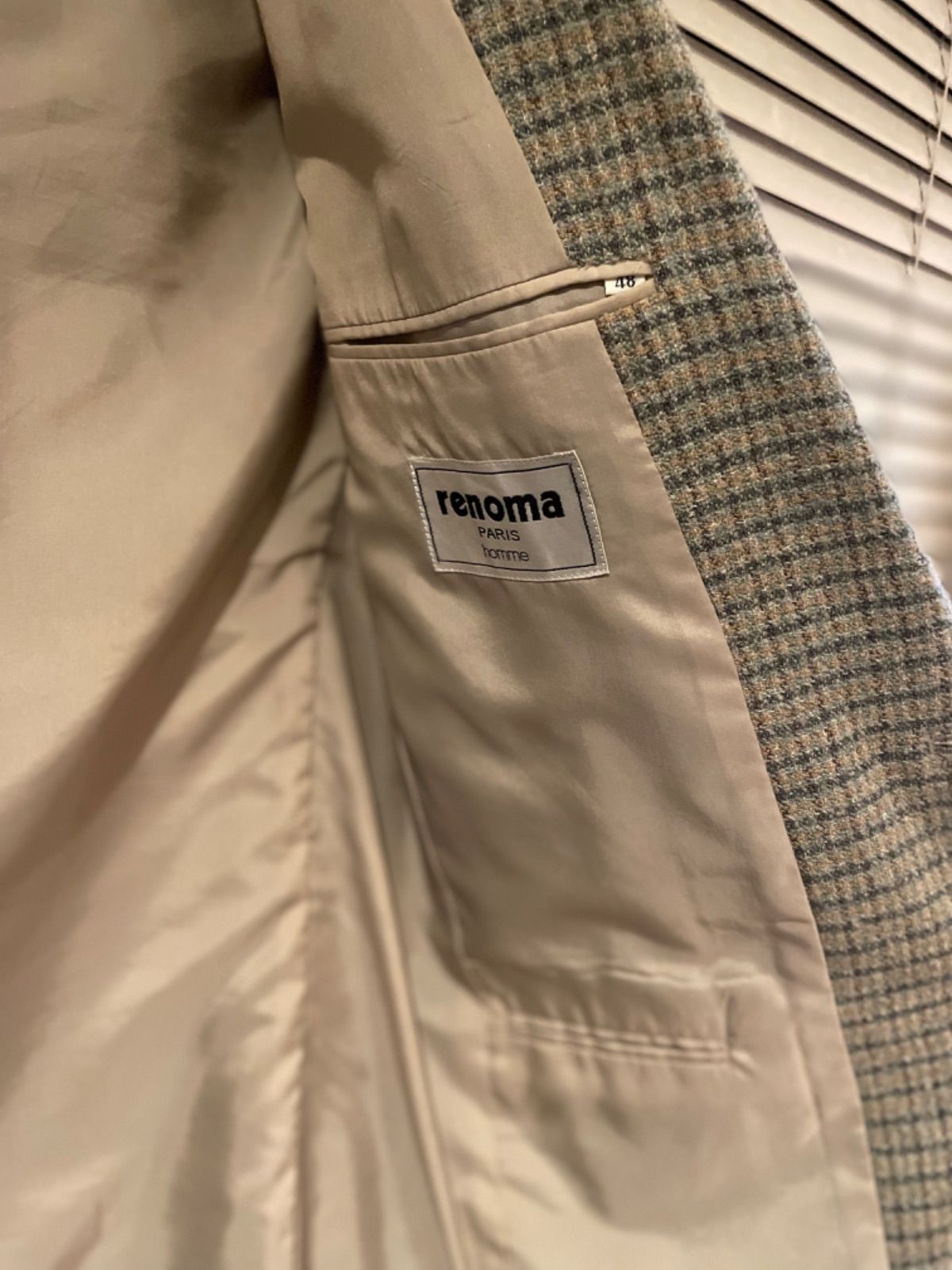 極美品】高級RENOMA PARIS homme レノマジャケット 48サイズ - メルカリ
