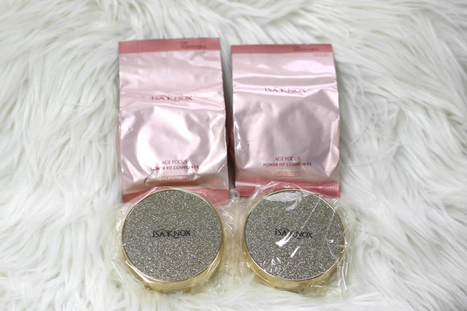 【2個セット】　イザノックス　パワーフィットクッション　EX ケース3点 イザノックスパワーフィットクッションEXファンデーション2箱セット