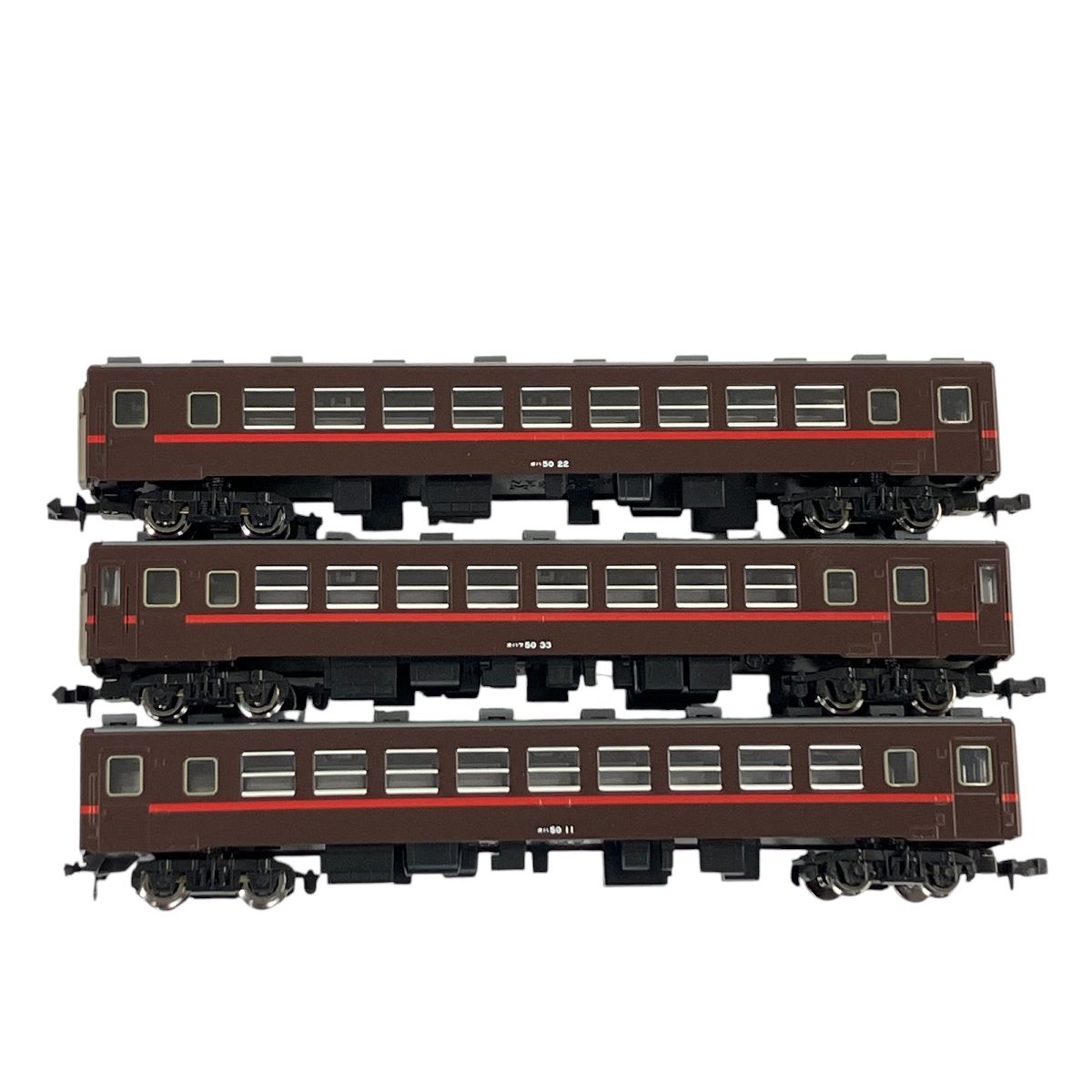 TOMIX 真岡鐵道 C11形蒸気機関車＋50系客車(赤帯)セット TOMIXの