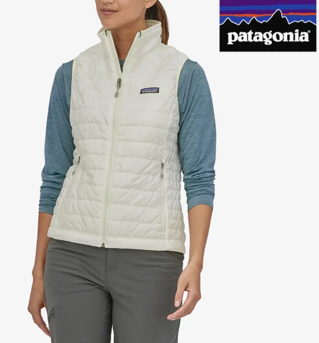 パタゴニア　ウィメンズ　ダウンベスト　Sサイズ　レディース　ホワイト系 patagonia」 ダウンベスト S ホワイト レディース ウィメンズ・ダウン